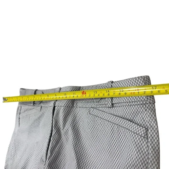 Ann Taylor Loft Original Size 8 houndstooth geometric pattern High Rise - Picture 7 of 10